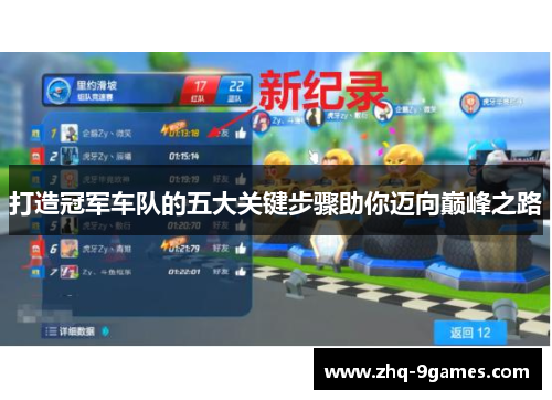 打造冠军车队的五大关键步骤助你迈向巅峰之路